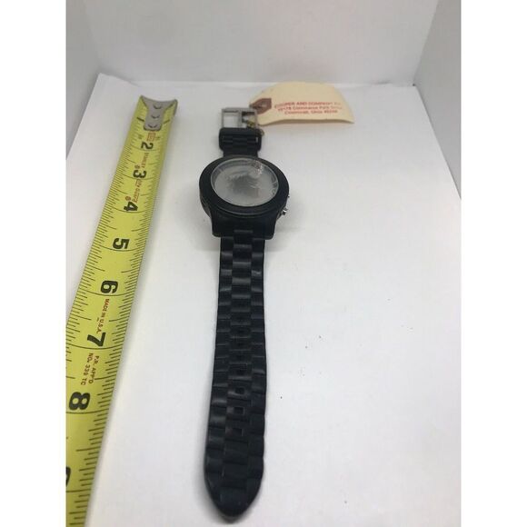 Authentic Michael Kors Rubber Watch Band 20mm Bracelet Case Used Parts T412 - Picture 1 of 4